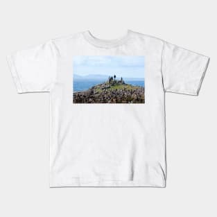 Among the cairns: Neist Point, Isle of Skye, Scotland Kids T-Shirt